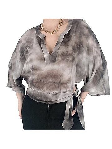 New York & Company Long Sleeve Blouse (view 1)