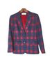 Pendleton 100% Wool Plaid Pink Blue Blazer Size 6 - photo 1