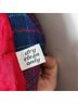 Pendleton 100% Wool Plaid Pink Blue Blazer Size 6 - photo 11