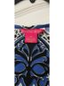 Sunny Leigh Floral Blue Black White Long Sleeve Top Size M - photo 3