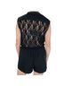Zara 100% Polyester Black Romper Size XS - photo 2