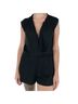 Zara 100% Polyester Black Romper Size XS - photo 1