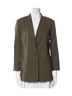 Theory Solid Green Blazer Size 8 - photo 1
