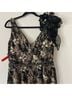 Mac Duggal 100% Polyester Floral Black Gold Cocktail Dress Size 12 - photo 8