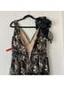Mac Duggal 100% Polyester Floral Black Gold Cocktail Dress Size 12 - photo 9