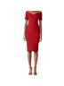 Cinq à Sept Solid Red Cocktail Dress Size 2 - photo 1