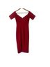 Cinq à Sept Solid Red Cocktail Dress Size 2 - photo 2