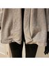 Theory 100% Cotton Solid Gray Cardigan Size M - photo 5