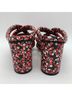 Rebecca Minkoff Floral Red Black Sandals Size 8 - photo 3