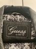 Guess 100% Leather Black Leather Jacket Size M - photo 3