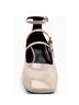 Zara 100% Polyurethane 85% Polyurethane 15% Polyester 100% Polyurethane Pink Heels Size 7 1/2 - photo 3