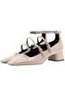 Zara 100% Polyurethane 85% Polyurethane 15% Polyester 100% Polyurethane Pink Heels Size 7 1/2 - photo 2