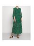 Three Floor 100% Polyester Floral Polka Dots Green Casual Dress Size 4 - photo 4
