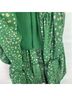 Three Floor 100% Polyester Floral Polka Dots Green Casual Dress Size 4 - photo 9