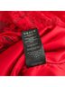Three Floor 70% Polyamide 30% Cotton 100% Polyester Solid Red Black Cocktail Dress Size 2 - photo 10