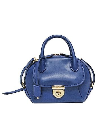 Salvatore Ferragamo Salvatore Ferragamo FIAMMA GE-21 E881 Women's Leather Handbag,Shoulder Bag Blue (view 1)