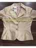 Kay Unger 44% Silk 28% Cotton 28% Rayon 100% Acetate Tan Jacket Size 8 - photo 8