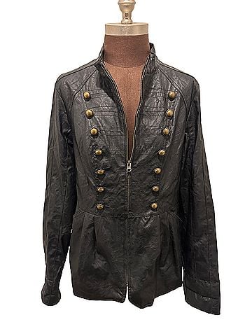 Wet Seal Faux Leather Jacket (view 1)