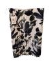 DKNY 100% Polyester Floral Blue White Formal Skirt Size 10 - photo 1