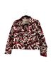 Kenzo 100% Cotton Print White Red Black Denim Jacket Size XS - photo 1