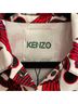 Kenzo 100% Cotton Print White Red Black Denim Jacket Size XS - photo 3