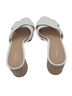 Veronica Beard 100% Leather White Heels Size 9 - photo 3