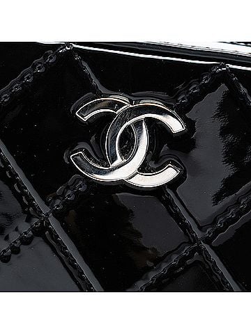 Chanel CC Quilted Patent Travel Kit Vanity Case (view 2)