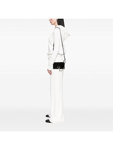 Chloé Mini Calfskin and Suede Faye Chain Crossbody (view 2)