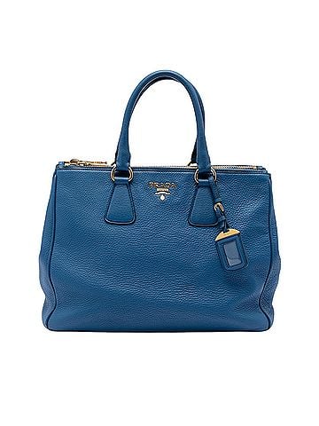 Prada Vitello Daino Double Zip Convertible Tote (view 1)