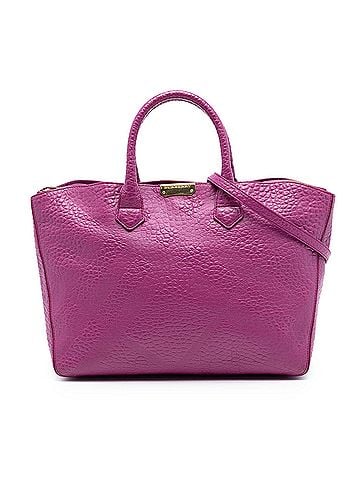 Burberry Embossed Leather Dewsbury Satchel (view 1)