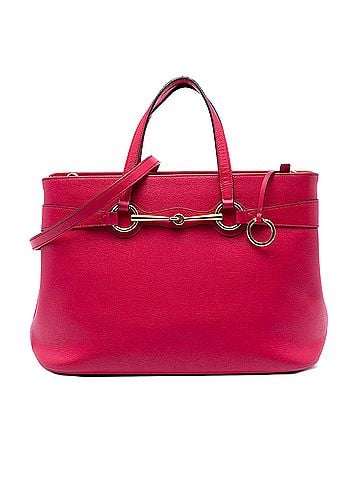 Gucci Leather Bright Bit Satchel (view 1)
