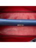 Prada 100% Leather Blue Medium Saffiano Cuir Double Satchel One size - photo 5