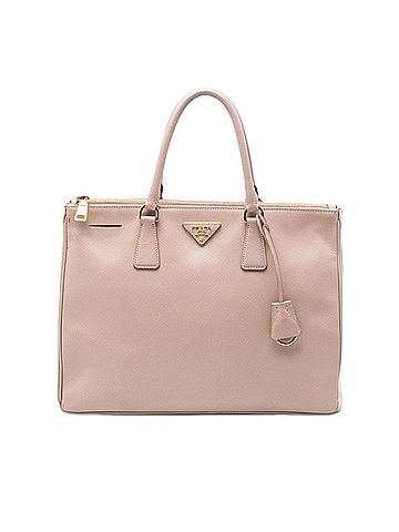 Prada Large Saffiano Lux Galleria Double Zip Satchel (view 1)