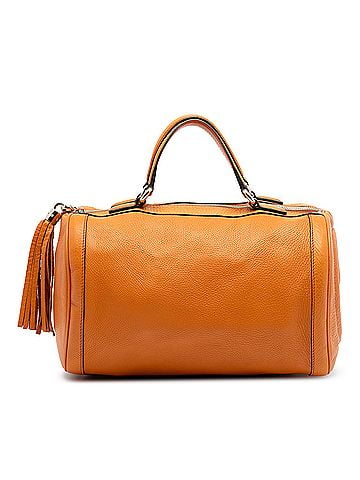 Gucci Medium Pebbled Calfskin Soho Boston Bag (view 1)