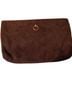 Ruth E. Saltz Brown Leather Clutch One size - photo 2