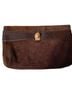 Ruth E. Saltz Brown Leather Clutch One size - photo 1