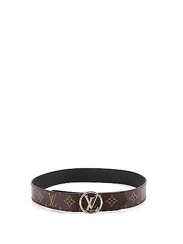 Louis Vuitton LV Circle Reversible Belt Monogram Canvas and Leather Medium (view 2)