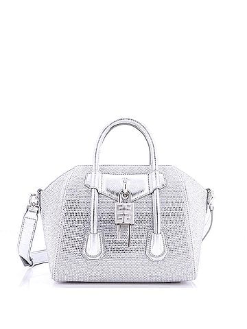 Givenchy Antigona Lock Bag Crystal Embellished Satin Mini (view 1)