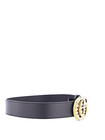 Gucci Pearly GG Marmont Belt Leather Wide (view 2)