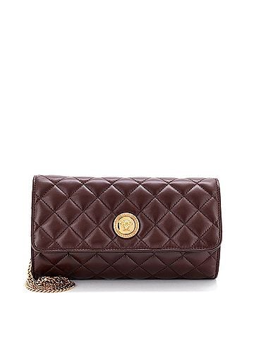 Versace Icon Wallet on Chain Quilted Leather (view 1)