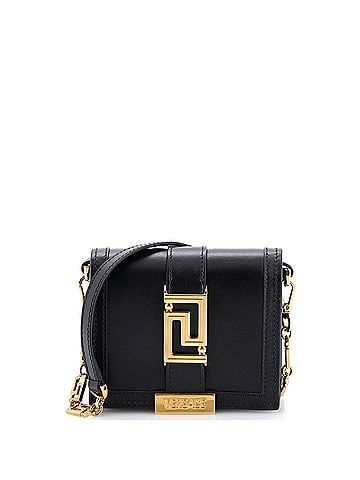 Versace Greca Goddess Wallet on Chain Leather Mini (view 1)