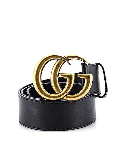 Gucci GG Marmont Belt Leather Wide (view 1)