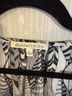 Daniel Rainn 100% Polyester Print Black White Short Sleeve Blouse Size XL - photo 3
