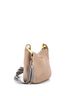 Prada 100% Leather Tan Striped Strap Zip Hobo Vitello Daino Medium One size - photo 3