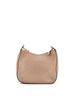 Prada 100% Leather Tan Striped Strap Zip Hobo Vitello Daino Medium One size - photo 4