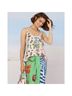 Me369 Graphic White Blue Tank Top Size S - photo 5