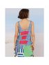 Me369 Graphic White Blue Tank Top Size S - photo 6