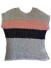 Wildfox Color Block Gray Pink Black Casual Sweaters Size S - photo 1