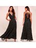 Lulus 100% Polyester 100% Polyester Floral Stars Black Cocktail Dress Size S - photo 6