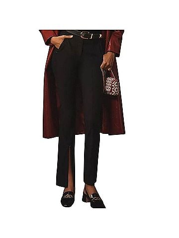 Maeve Maeve Zip-to-Flare Slim Leggings Dress Pants (view 1)